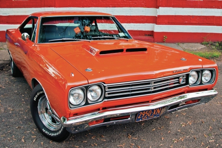 1969-Plymouth-Road-Runner - 1969, orange, mopar, classic