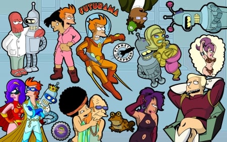 Futurama - series, tv, cartoon, futurama