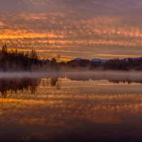 Beautiful Lake Kirchsee, Bavaria, Germany