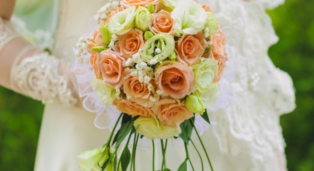 * Wedding bouquet * - flowers, roses, bride, wedding, bouquet