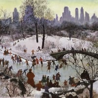 Agnes Tait - Skating in Central Park (1934)