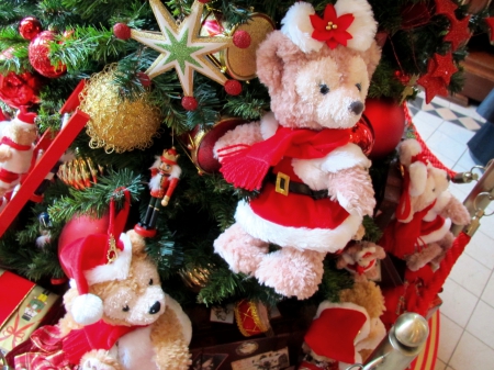 MERRY CHRISTMAS - toys, deco, teddy, christmas