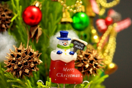 MERRY CHRISTMAS - decoration, holiday, winter, toys, christmas