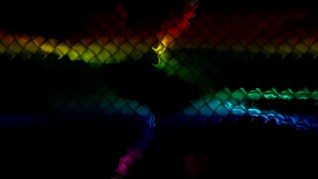 Dragon Wave - Darkbackground, Colourful, Wave, Dragon