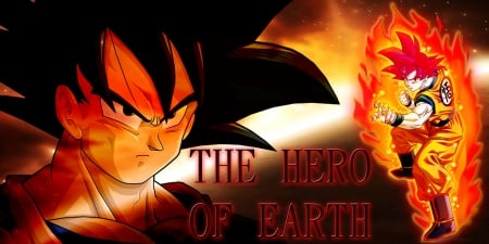 THE HERO OF EARTH - GOKU, KAKAROT, DRAGON BALL, ANIMATION