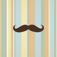 Retro mustache