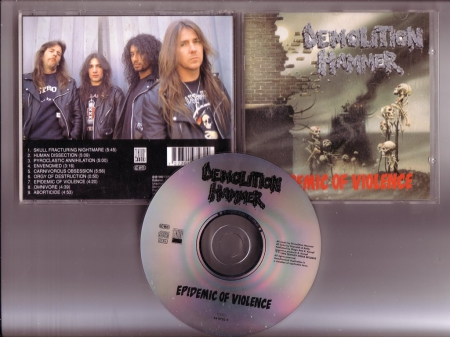 Demolition Hammer - Epidemic Of Violence - Demolition Hammer, Thrash Metal, Epidemic Of Violence, Metal