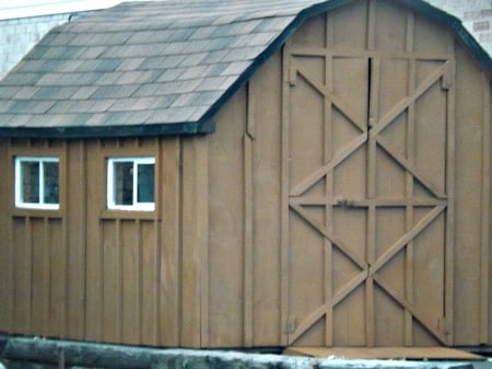 rustic Barn - brown, rustic, barn, beige