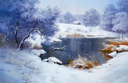 Winter lake