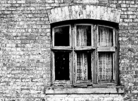 Old haunted house - haunted, House, old, gray