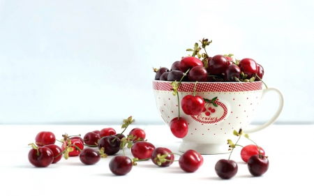 Cherries - red, photography, fruits, delicious, food, cherry, photo