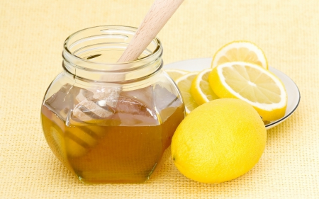 Honey & Lemon - lemon, healthy, photography, fruits, food, photo, honey