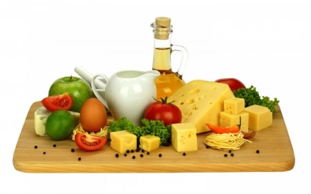 Cheese &  Other - delicious, food, egg, fruits, vegetables, cheese