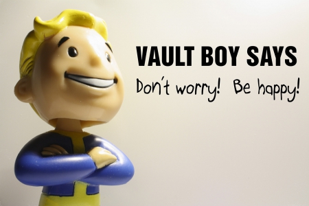 be happy - future, awesome, fallout 3, vault boy