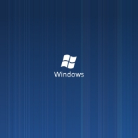 windows blue with text