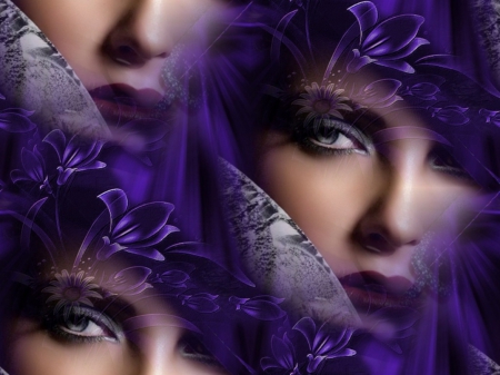 Purple reflection - purple, image, expression, color, new, wallpaper