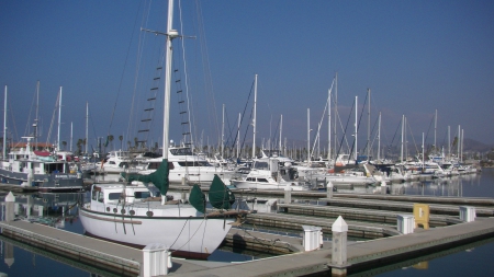 Ventura Harbor - Harbor, Water, California, Boats, Ventura