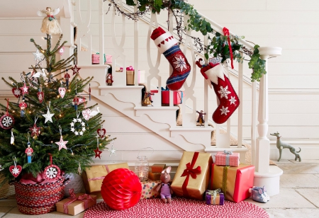 ⁂ Home for Christmas ⁂ - wonderful, christmas, decor, presents, decorations, home