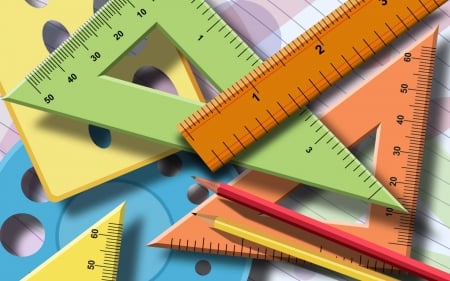 Rulers - scale, math, Rulers, geometry