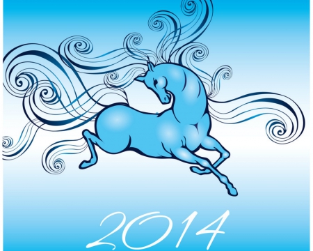 2014 - 2014, vector, art, horse