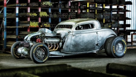 1934 Ford Twin-Turbo Big-Block Coupe - 1934, Ford, Hotrod, Classic