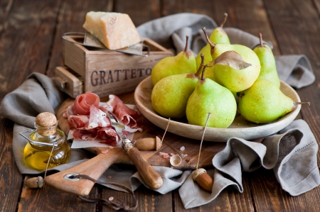 *** Pears - still life *** - still, nature, food, pears, life