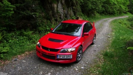 My Red Lancer - cars, entertainment, nature, other