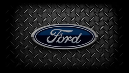 Ford on a Black Diamond Background - cars, entertainment, ford, other