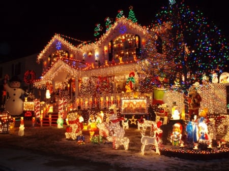 christmas lights - decorate, beautiful, yard, christmas, lights