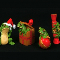 Christmas frogs for Di