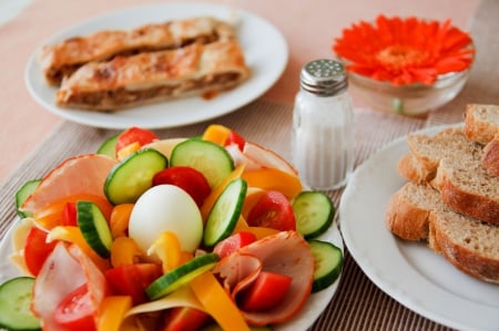 Delicious Breakfast - salad, healthy, breakfast, delicious, food, egg