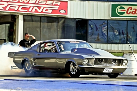 Mustang - cowl hood, ford, track, classic