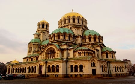 St. Alexander Nevski, Sofia, Bulgaria - wallpaper, popular, beautiful, photo, church, buildings, sky, architecture, religious, gold, photography, bulgaria