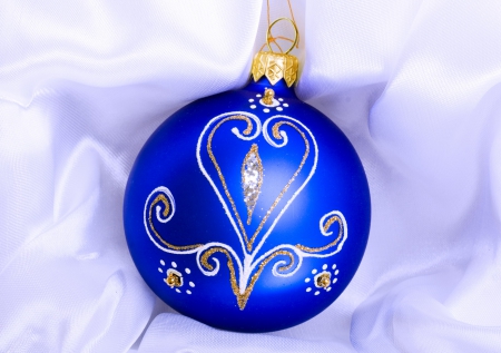 Blue - blue ball, xmas, merry christmas, christmas ball, blue, magic christmas, christmas