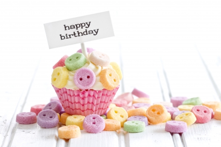 Happy Birthday - cookies, cute, happy birthday, birthday