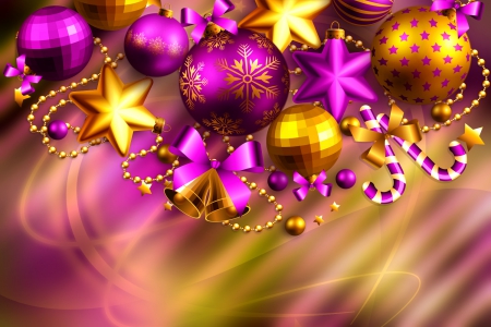 Christmas decoration - winter, decoration, balls, lovely, christmas, colorful, holiday, beautifuil, new year, nice