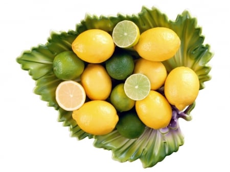 Lime & Lemon - citrus, yellow, green, food, lime, photo, fruits, lemon