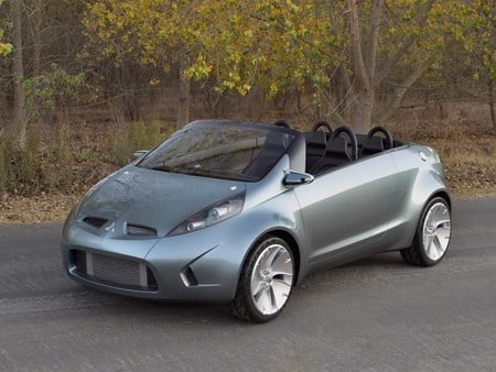 Mitsubishi Tarmac Spyder Concept 2003 - tarmac, 2003, mitsubishi, spyder, concept