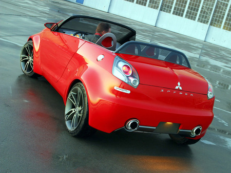 Mitsubishi Tarmac Spyder Concept 2003 - concept, spyder, mitsubishi, 2003, tarmac