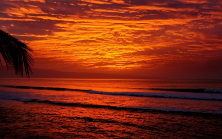 Maui Sunset - Waves, Hawaii, Sunset, Beach