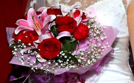 Beautiful flowers - flowers, blooms, red, roses