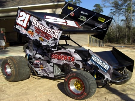 Sprint Car - sprint, car, thrill, race