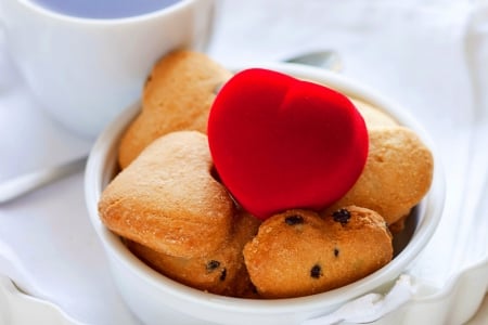 With Love - for you, breakfast, cookies, morning, with love, love