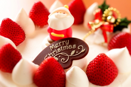 Merry Christmas - snowman, strawberry, xmas, delicious, winter, merry, magic christmas, christmas, cake, santa, strawberries, merry christmas, beautiful, dessert, hollidays