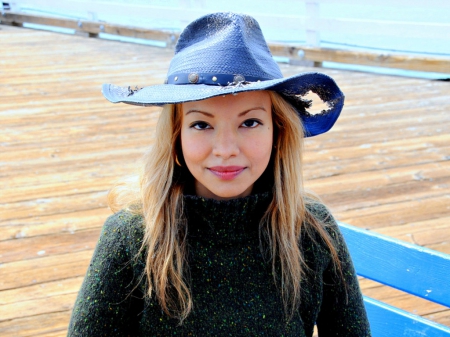 Cowgirl - women, girls, famous, fun, models, female, cowgirls, hats, western, boardwalk, style, ocean, outdoors, rodeo, blondes, beautiful, ranch