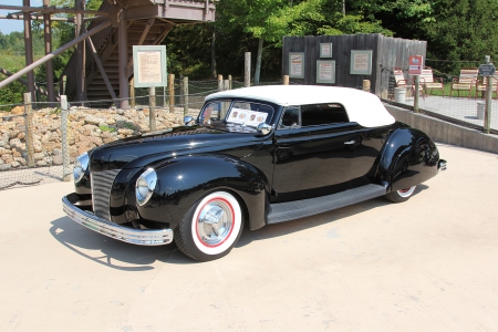 1940-Ford-Convertible - classic, whitewalls, black, 1940