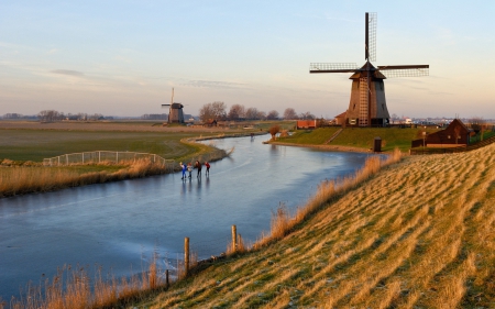 *** Mill on the autumn river *** - nature, autumn, mill, river