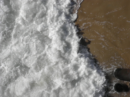 ocean from above - nature, beach, ocean, waves