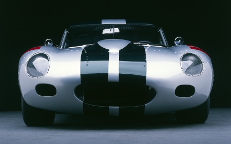 jaguar e-type - sport, belt, car, prototype