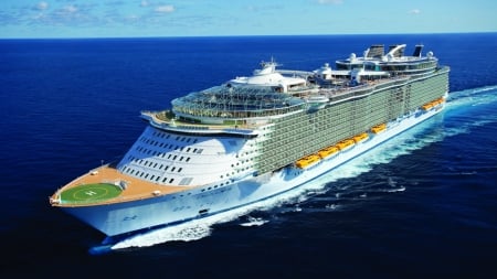 Oasis of the Seas - ocean, boats, ships, cruise ships, sea